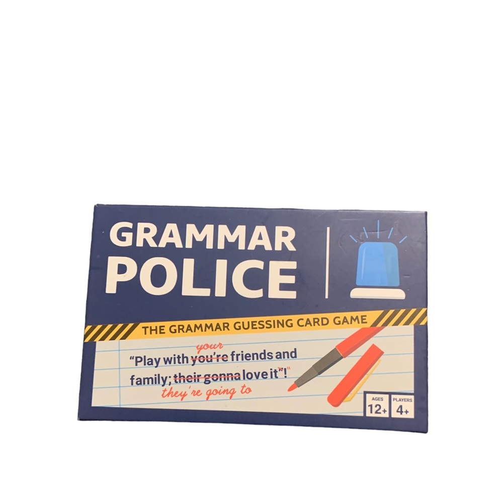 Grammar Police Card Game.  Used once.